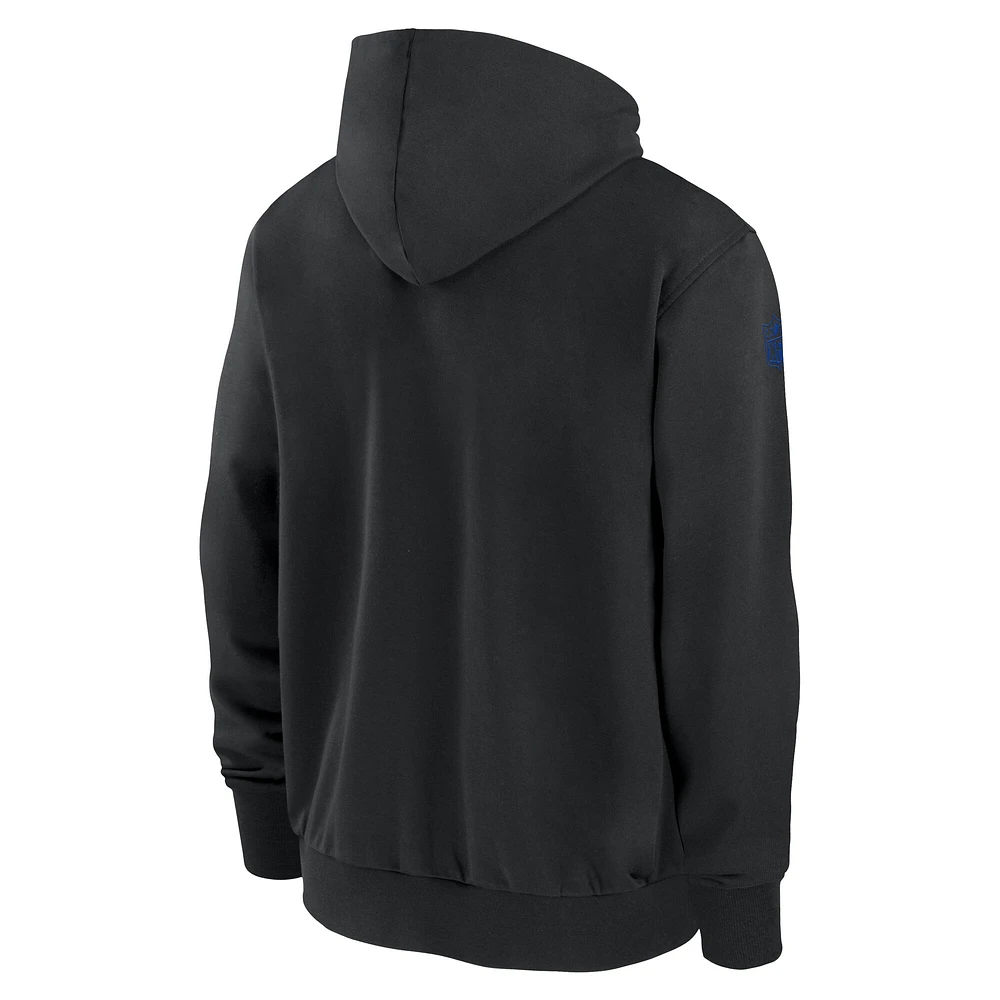 Men's Nike Black Buffalo Bills Sideline Performance Full-Zip Hoodie Jacket