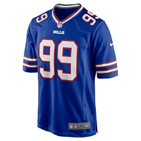 Maillot de match Nike Casey Toohill Royal Buffalo Bills pour homme