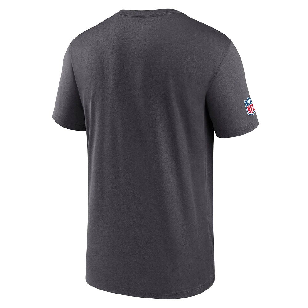 Men's Nike Charcoal Buffalo Bills Sideline Legend Performance T-Shirt