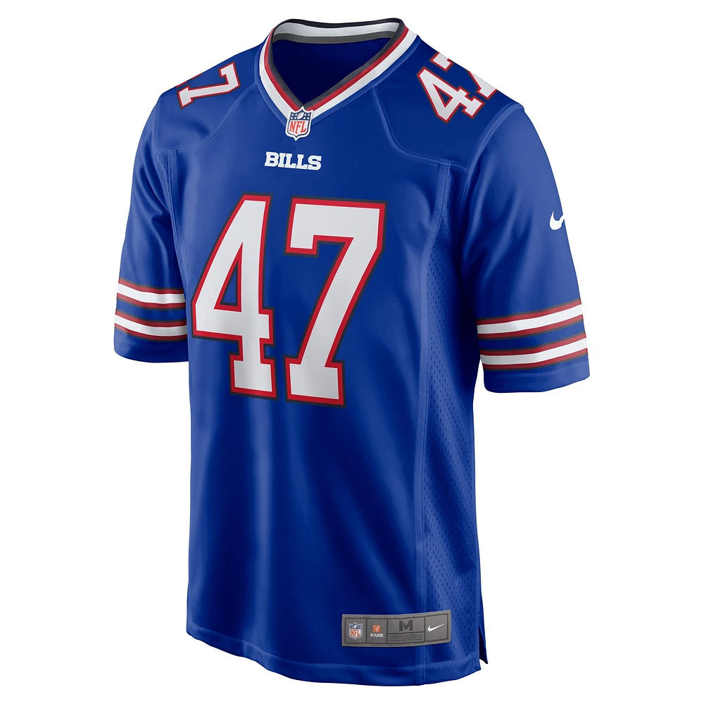 Maillot de match Nike Christian Benford Royal Buffalo Bills pour homme