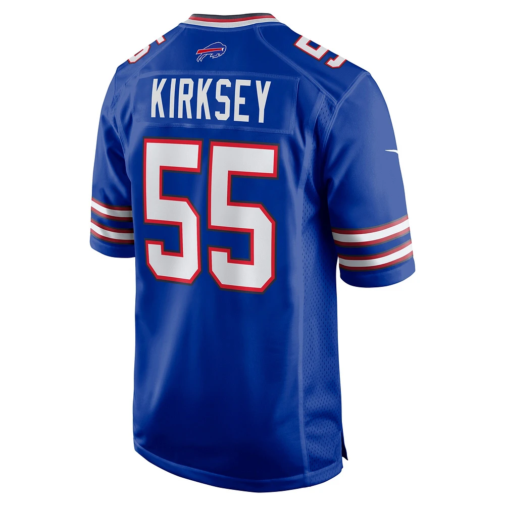 Men's Nike Christian Kirksey  Royal Buffalo Bills Team Game Jersey