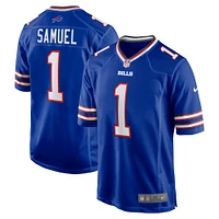 Men's Nike Curtis Samuel  Royal Buffalo Bills Game Jersey