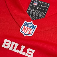 Maillot de match alternatif Nike Dalton Kincaid Buffalo Bills pour homme rouge