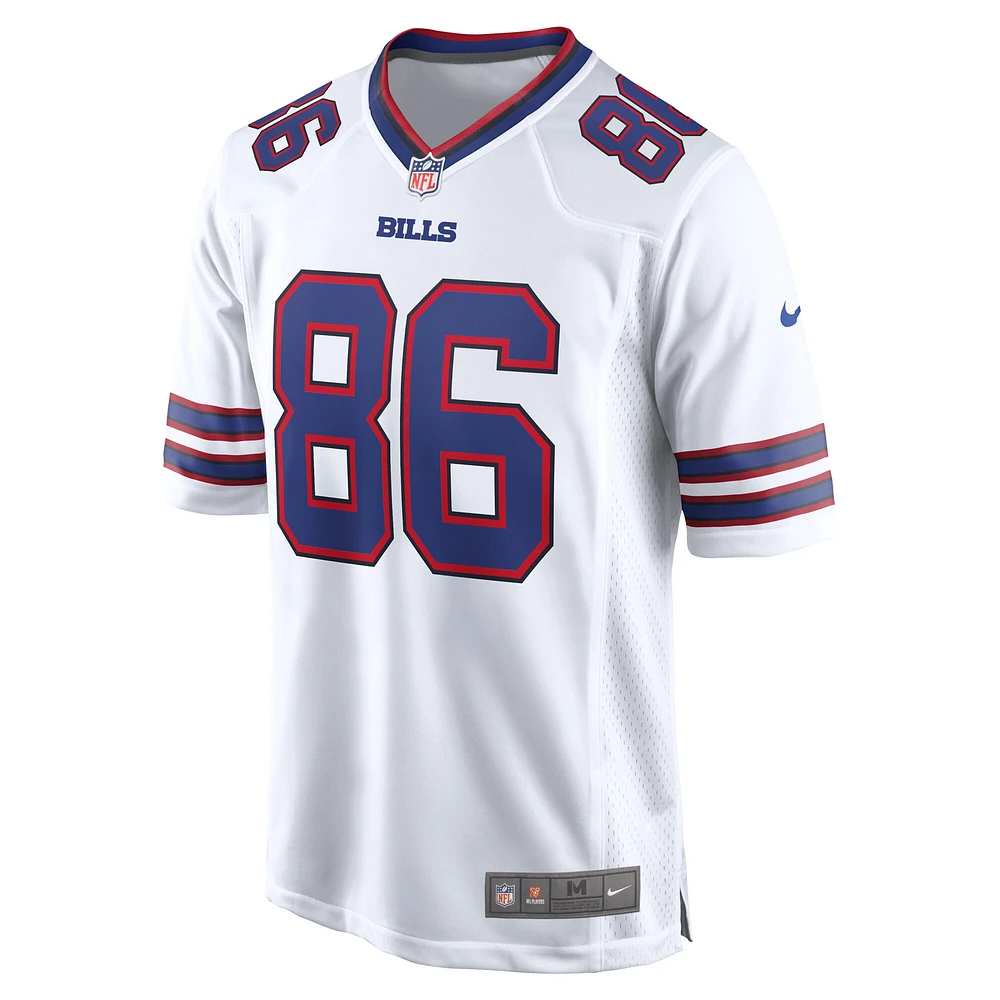 Maillot de match Buffalo Bills Nike Dalton Kincaid pour homme blanc