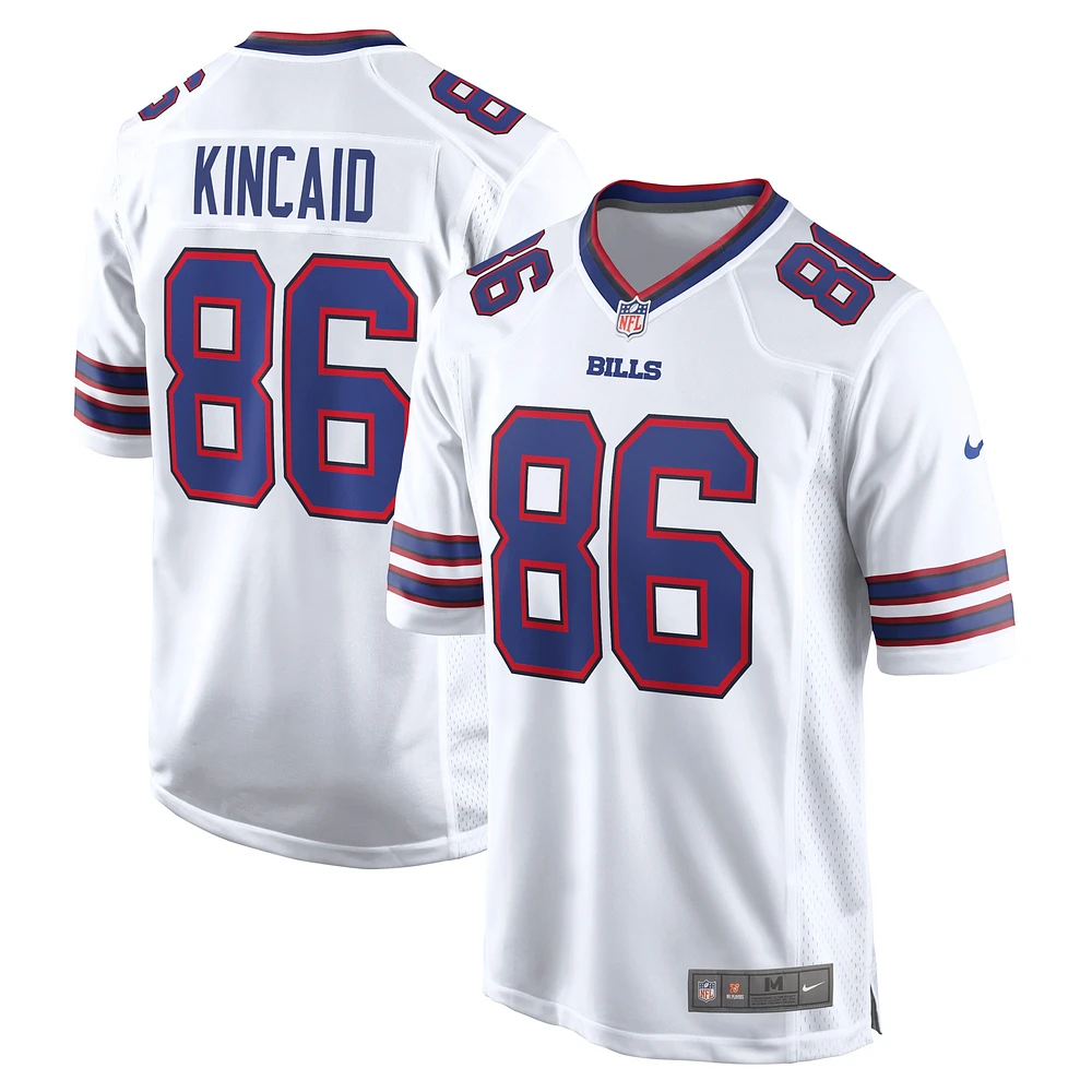 Maillot de match Buffalo Bills Nike Dalton Kincaid pour homme blanc
