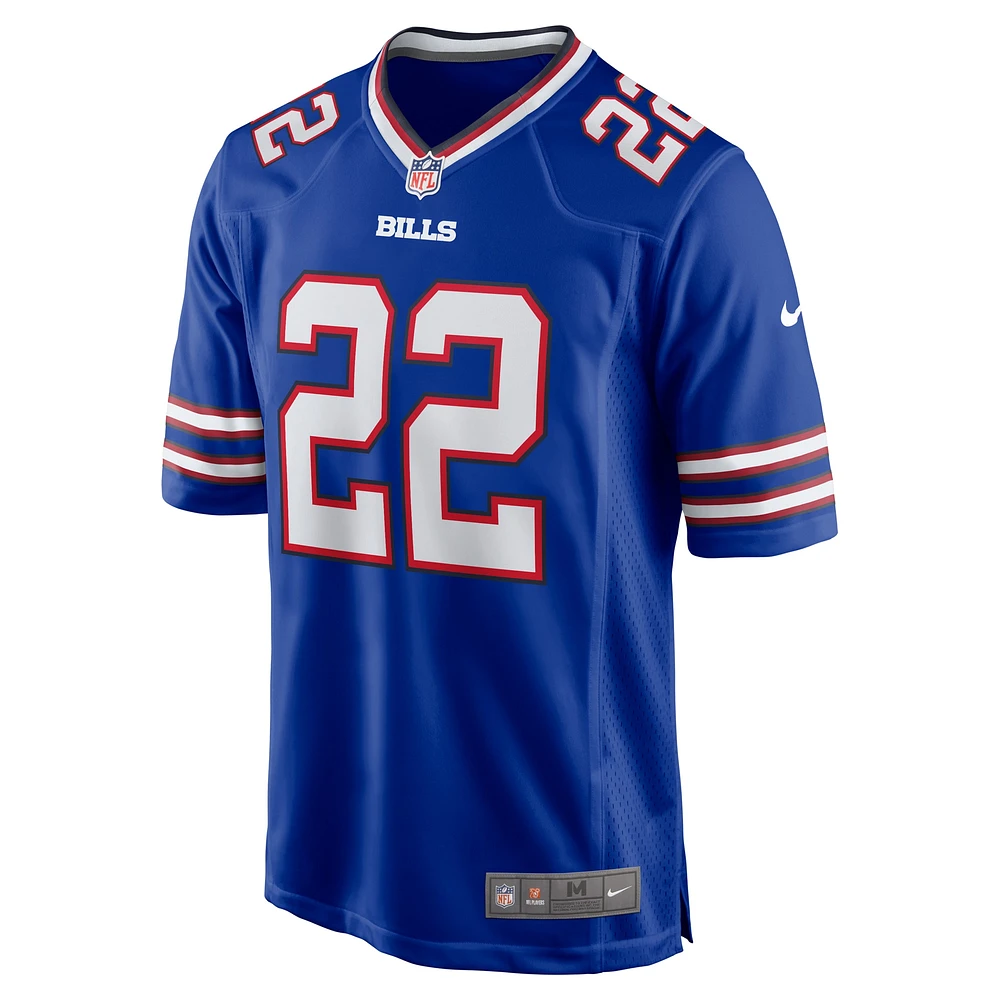 Maillot de joueur Nike Damien Harris Royal Buffalo Bills pour homme