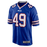 Men's Nike DaShaun White Royal Buffalo Bills Team Game Jersey