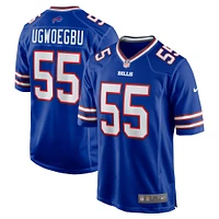 Maillot de match Nike David Ugwoegbu Royal Buffalo Bills pour homme