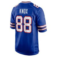 Men's Nike Dawson Knox Royal Buffalo Bills Game