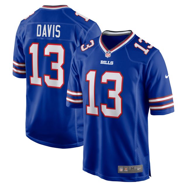 Maillot de joueur jeu d'équipe Nike Gabriel Davis des Royal Buffalo Bills pour homme