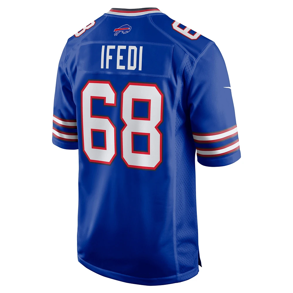 Maillot de match l'équipe Nike Germain Ifedi Royal Buffalo Bills pour homme