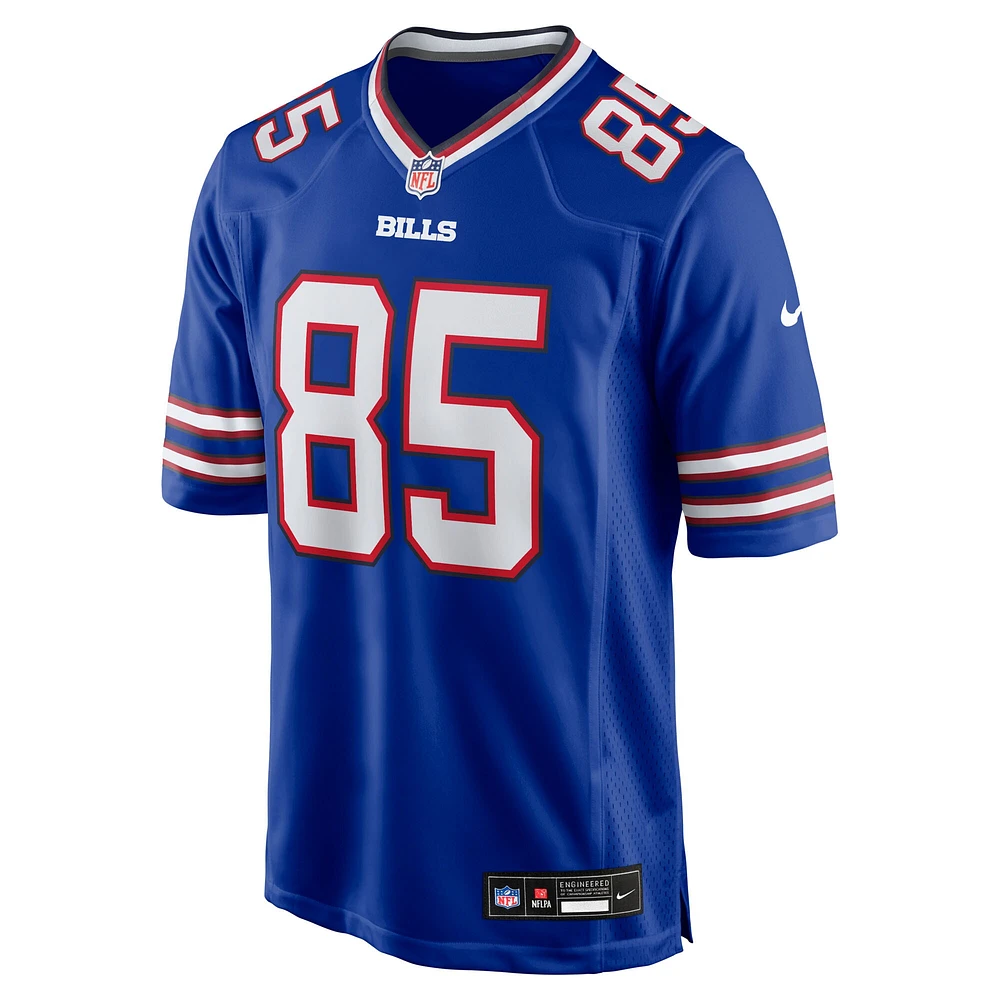 Men's Nike Jackson Hawes  Royal Buffalo Bills Team Game Jersey