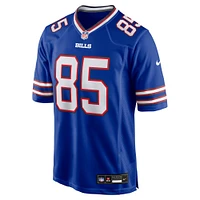 Men's Nike Jackson Hawes  Royal Buffalo Bills Team Game Jersey
