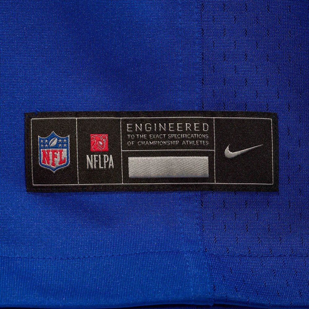 Men's Nike Jackson Hawes  Royal Buffalo Bills Team Game Jersey