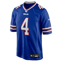 Maillot de joueur Nike James Cook Royal Buffalo Bills pour homme