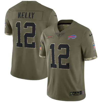 Jim Kelly Buffalo Bills Mitchell & Ness Retired Player Name & Number Long  Sleeve Top - Royal