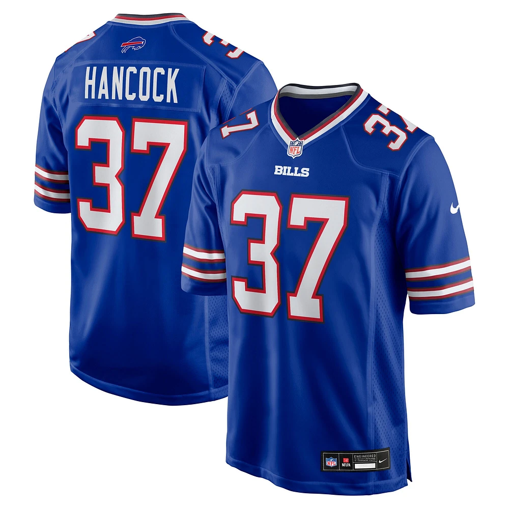 Men's Nike Jordan Hancock  Royal Buffalo Bills Team Game Jersey