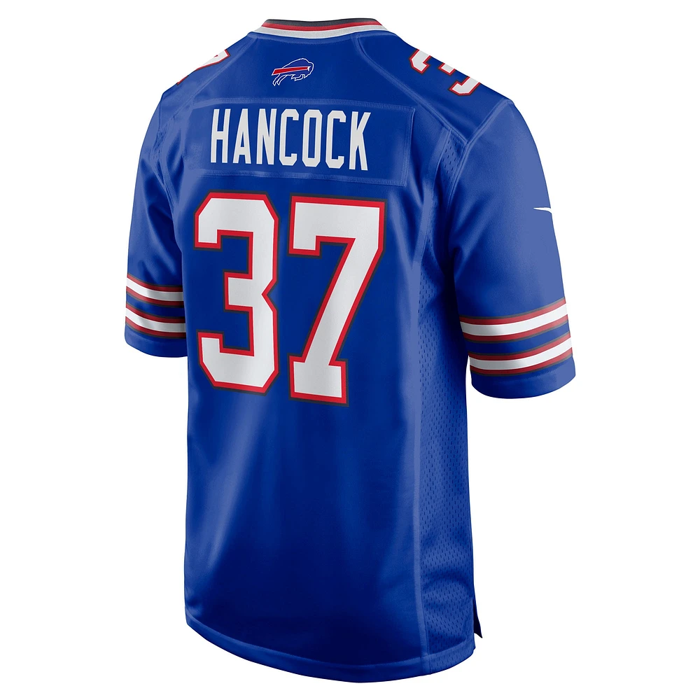 Men's Nike Jordan Hancock  Royal Buffalo Bills Team Game Jersey