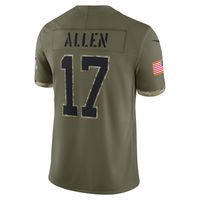 Nike Men's Nike Josh Allen Olive Buffalo Bills 2022 Salute To Service -  Limited Player Jersey