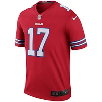 Men's Nike Josh Allen Red Buffalo Bills Alternate Legend Jersey