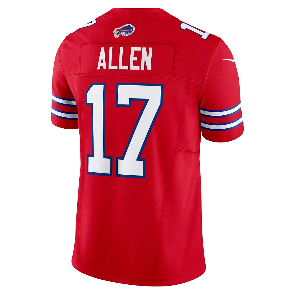 Nike Josh Allen Rouge Buffalo Bills Vapor F.U.S.E. Maillot limité