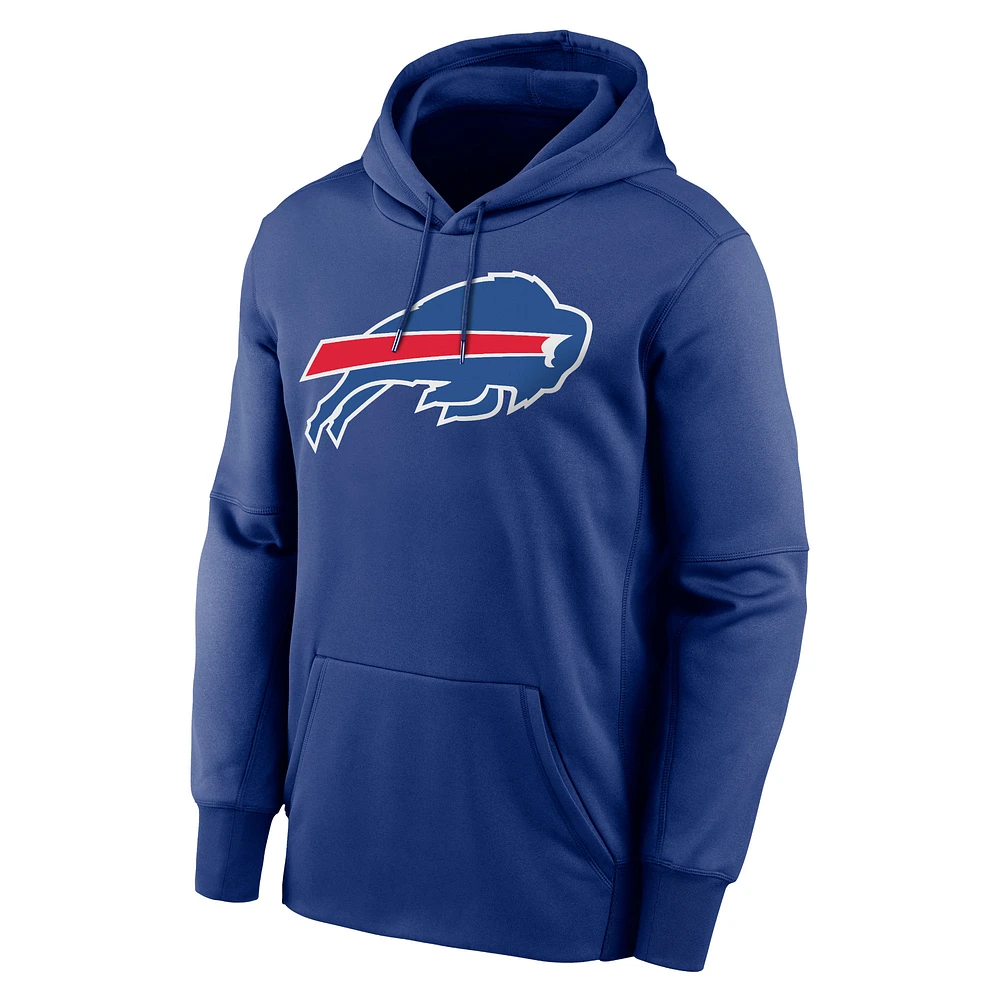 Sweat à capuche Nike Josh Allen Royal Buffalo Bills Player Name & Number Performance pour homme