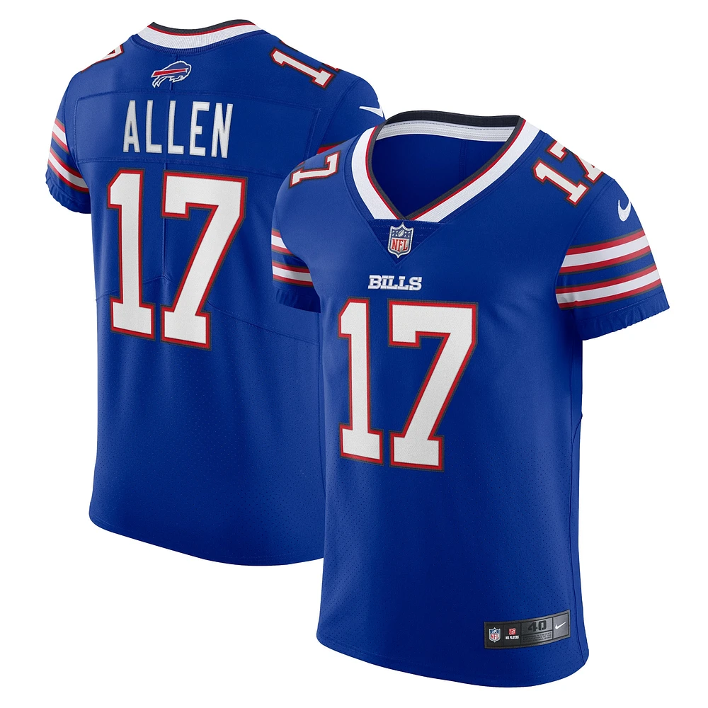 Maillot de joueur Nike Josh Allen Royal Buffalo Bills Vapor Elite pour homme