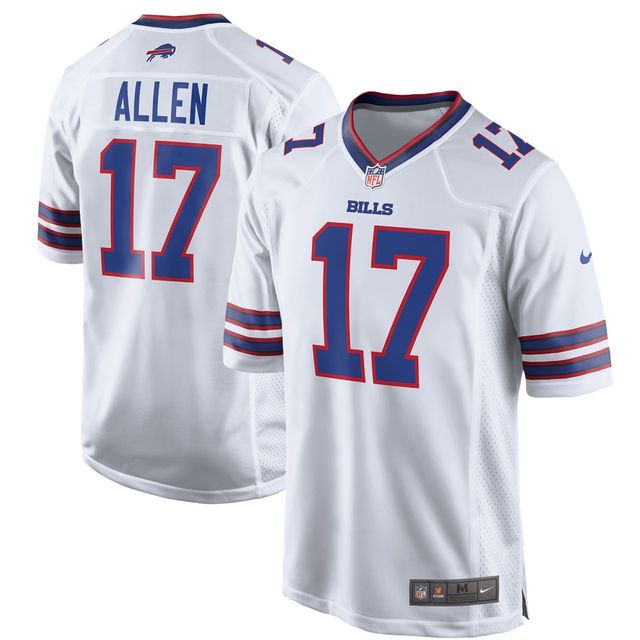 Maillot de joueur match Nike Josh Allen des Buffalo Bills blanc pour homme