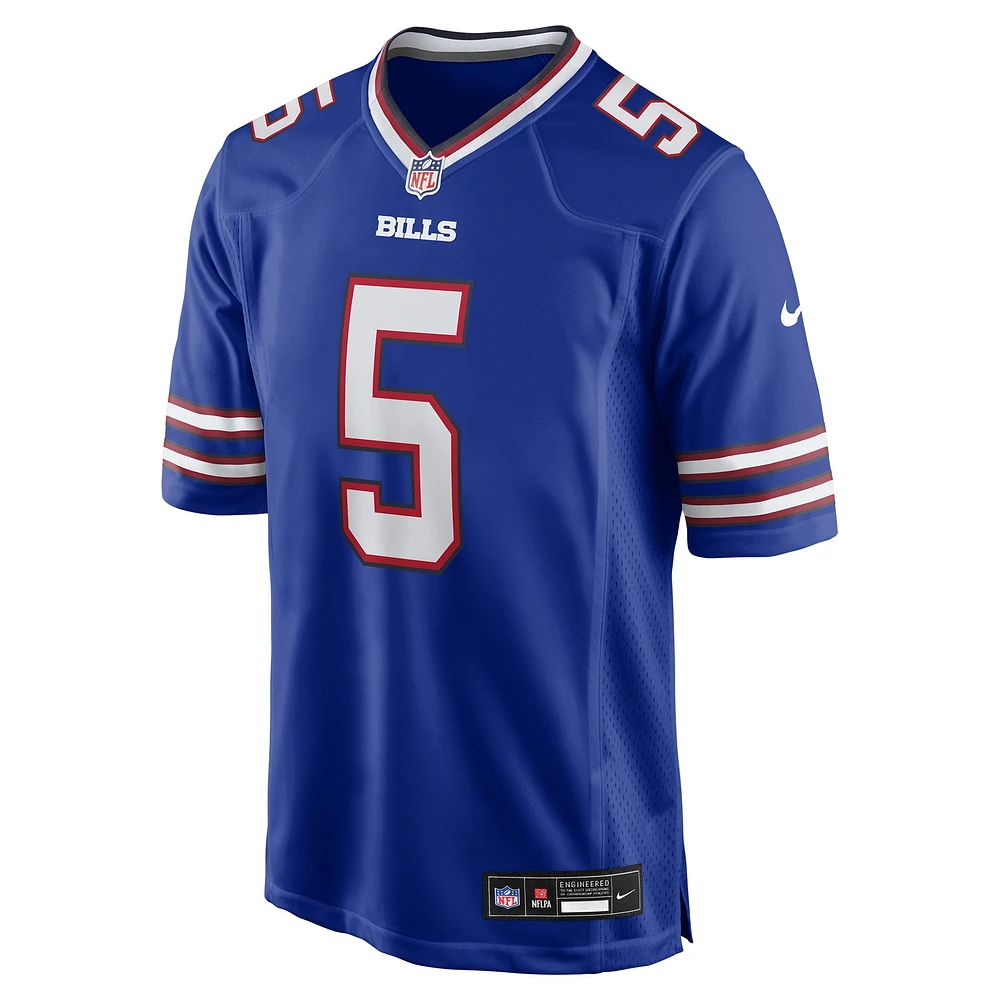 Men's Nike Josh Palmer  Royal Buffalo Bills Team Game Jersey