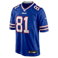 Men's Nike Kaden Prather  Royal Buffalo Bills Team Game Jersey