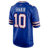 Men's Nike Khalil Shakir Royal Buffalo Bills Game Jersey