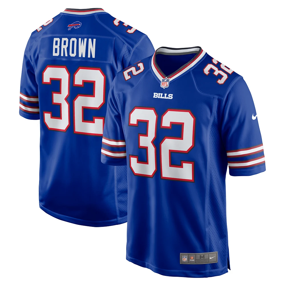 Maillot de match Nike Kyron Brown Royal Buffalo Bills pour Homme