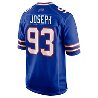 Maillot de match Nike Linval Joseph Royal Buffalo Bills pour homme