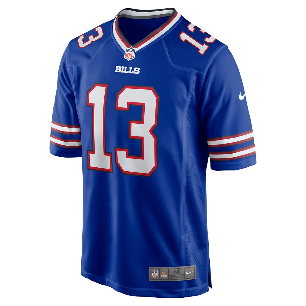 Men's Nike Mack Hollins  Royal Buffalo Bills Game Jersey