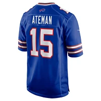 Men's Nike Marcell Ateman Royal Buffalo Bills Team Game Jersey