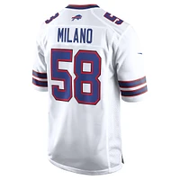 Men's Nike Matt Milano White Buffalo Bills Away Game Player Jersey