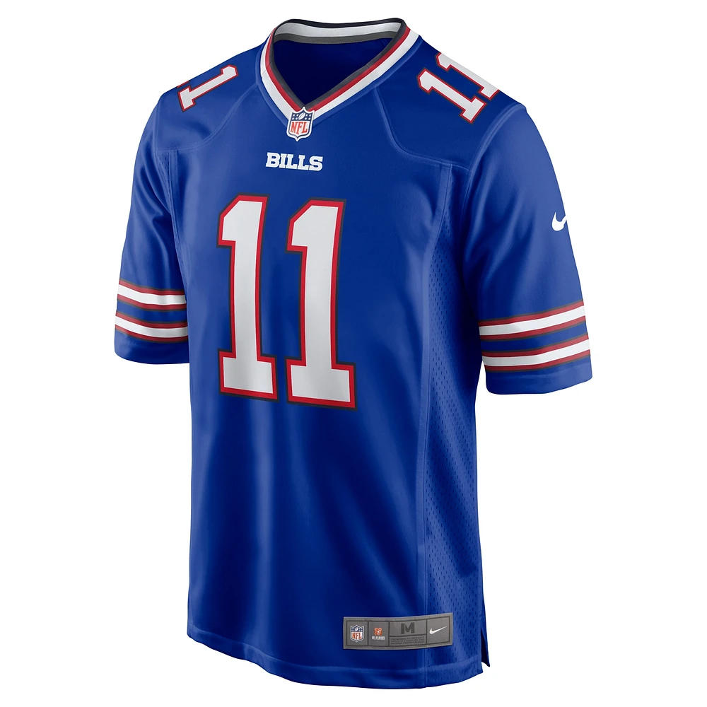 Men's Nike Mitchell Trubisky  Royal Buffalo Bills Game Jersey