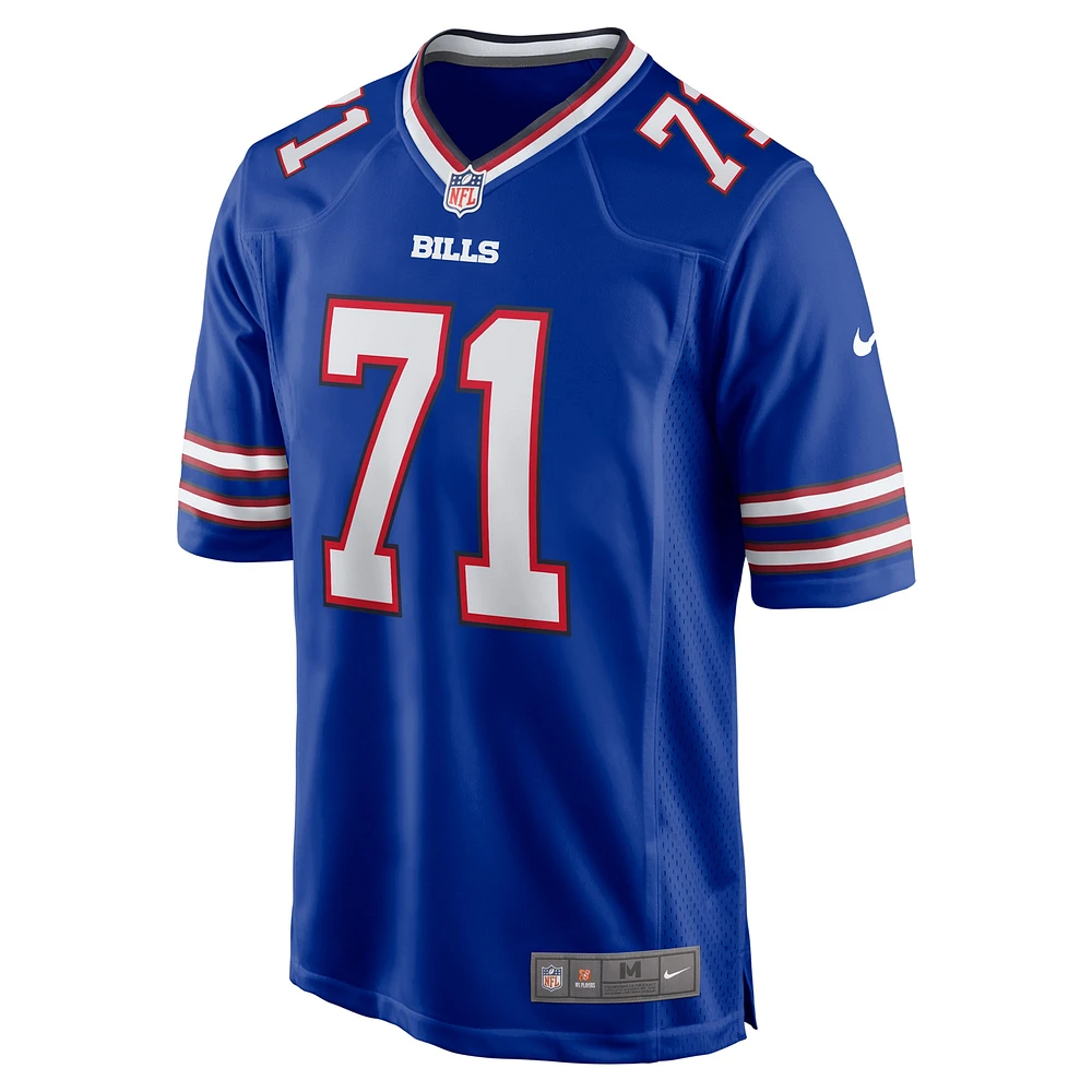 Maillot de match Nike Quinton Jefferson Royal Buffalo Bills pour homme