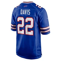 Men's Nike Ray Davis  Royal Buffalo Bills Game Jersey