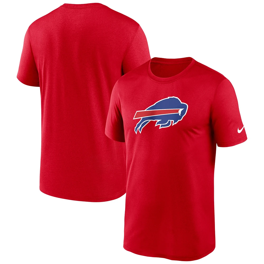 Men's Nike  Red Buffalo Bills Legend Logo Performance T-Shirt