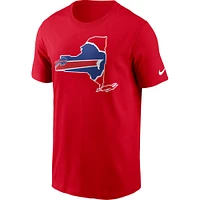 T-shirt essentiel local Buffalo Bills Nike rouge pour homme