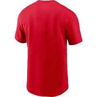 T-shirt essentiel local Buffalo Bills Nike rouge pour homme