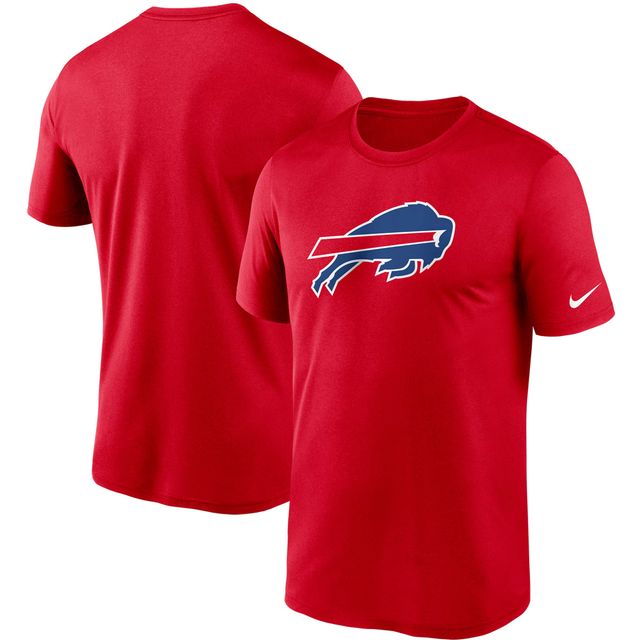 T-shirt de performance Nike Buffalo Bills Logo Essential Legend rouge pour homme