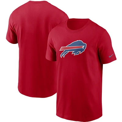 T-shirt Nike Red Buffalo Bills avec logo principal pour homme