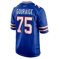 Men's Nike Richard Gouraige Royal Buffalo Bills Team Game Jersey