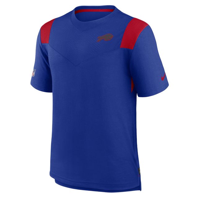 T-shirt de performance pour homme Buffalo Bills Player Nike, bleu royal/rouge