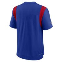 Men's Nike Royal/Red Buffalo Bills Player Sideline Performance T-Shirt