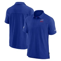 Polo Nike Royal Buffalo Bills 2022/23 Sideline Performance pour homme