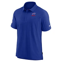 Men's Nike Royal Buffalo Bills 2022/23 Sideline Lockup Performance Polo