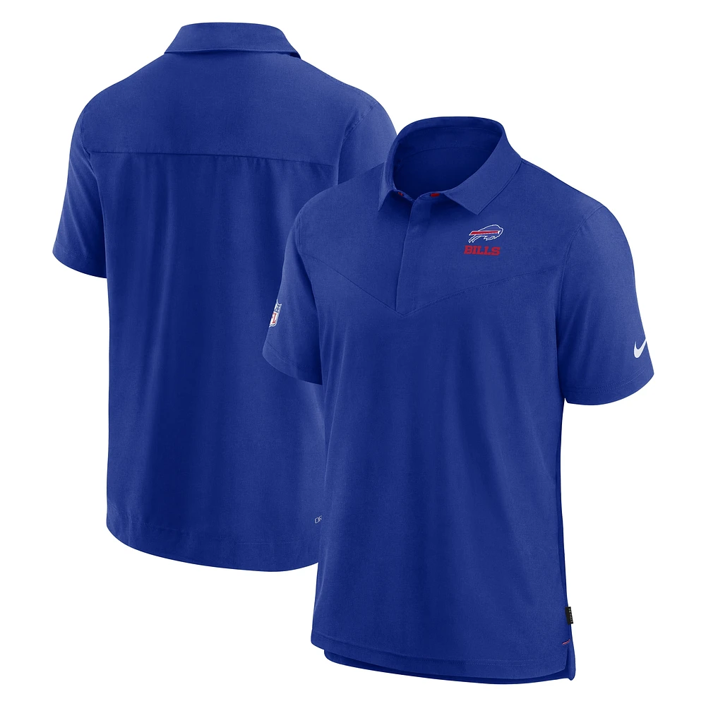 Polo Nike Royal Buffalo Bills 2022/23 Sideline Performance pour homme